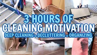 EXTREME DEEP CLEAN, DECLUTTER & ORGANIZE | CLEANING MOTIVATION MARATHON | 3 HOUR CLEAN WITH ME 2022