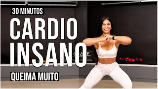 30 Min of INSANE CARDIO | Burn A LOT 500 Calories | At Home | Without Equipment