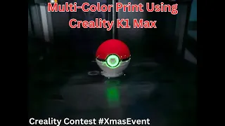 Multi Color Printing With Creality K1 Max #xmasevent #creality