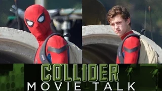 Collider Movie Talk - Spider-Man Homecoming Set Photos Reveal Tom Holland In Spidey Suit