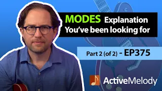 How to actually USE Modes for playing lead guitar - Part 2 (of 2)  Modes guitar lesson EP375