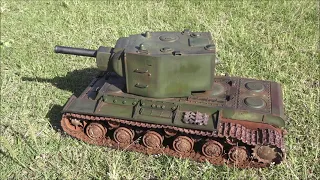 1/16 RC  tank  KV2 VS jagdtiger