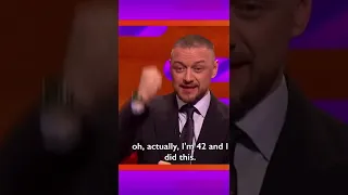 james mcavoy’s hilarious Cacked 👖👖 😂#thegnshow #grahamnorton #jamesmcavoy #shorts