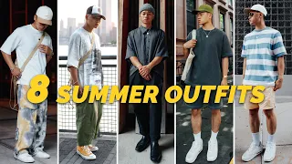 8 SUMMER OUTFIT IDEAS | Summer Lookbook (Minimal, Streetwear, Casual)