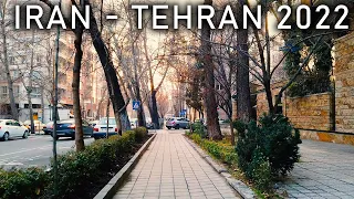 TEHRAN 2022: Walking Tour in Niavaran Street - IRAN 4K UHD 60fps