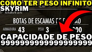 SKYRIM - COMO TER PESO INFINITO!!!! (SEM MOD) MUITO FACIL!!!! PSXBOXPC!!!!