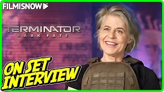 TERMINATOR: DARK FATE | Linda Hamilton "Sarah Connor" On-set Interview