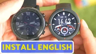 Flashing English ROM on Amazfit Verge, Stratos or Pace