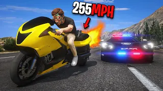 Robbing Stores with World's Fastest Bike in GTA RP!