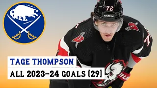 Tage Thompson (#72) All 29 Goals of the 2023-24 NHL Season