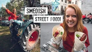 Trying Swedish STREET FOOD in Gothenburg! + Local Farmer Festival (Sweden)