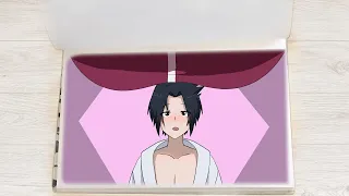 SASUKE & SAKURA (a parody of naruto) | naruto anime EP 2 | Animation flipbook