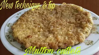 Mutton cutlets/keema cutlets/Lacy mutton cutlets/shadiyonwala cutlets/Easy cook food/Munira Muzaffar