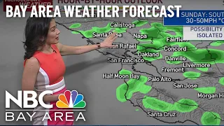 Bay Area Forecast: Sunday Showers; Heavier Rain Next Week