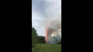 the world's LARGEST roman candle??