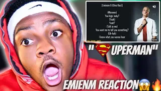 First Time Hearing "Superman" Emienm REACTION