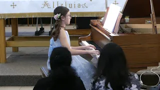 Katherine, 4th grade, playing "Song of the Lark, Op. 39, No. 22" by Tchaikovsky.