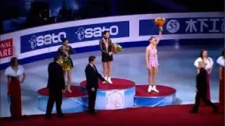 Yuna Kim Worlds Moscow 2011 Medal Ceremony