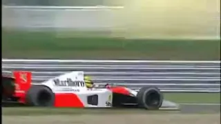 Ayrton Senna - Qualifying at Magny Cours 1991