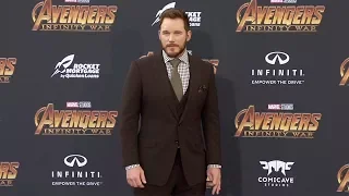 Chris Pratt “Avengers: Infinity War” World Premiere Purple Carpet