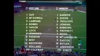1974/75 - West Ham v Swindon (FA Cup 4th Round - 25.1.75)