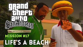 GTA San Andreas Definitive Edition - Mission #17 - Life's a Beach ( 1080p at 60 FPS )