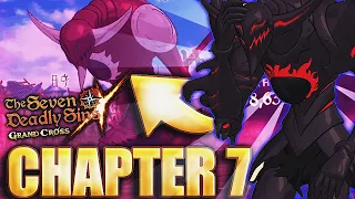 A CHALLENGE?! NEW GALLAND BOSS FIGHT CHAPTER 7 ALL FIGHTS! | Seven Deadly Sins: Grand Cross