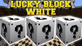 Minecraft: WHITE LUCKY BLOCK MOD (EVIL VILLAGERS, BLAZE APOCALYPSE, & GIANT ARMY) Mod Showcase