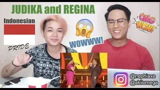 Regina and Judika - Making Love Out of Nothing At All | SINGER REACTS