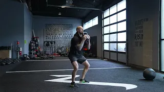 Double Hand KB Clean to Goblet Squat