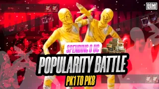 POPULARITY BATTLE JOURNEY PK1 TO PK6 | POPULARITY BATTLE PK 8 KAISE KARE