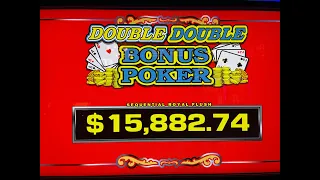 Video Poker: Double Double Bonus Poker Sequential Royal Session