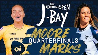 Carissa Moore vs Caroline Marks | Corona Open J-Bay - Quarterfinal Heat Replay