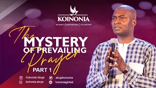 THE MYSTERY OF PREVAILING PRAYER PART 1||Apostle Selman II 11 I 04 I 2021 II