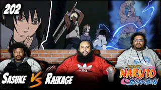 Sasuke vs the Raikage! Naruto Shippuden 202 Reaction | Racing Lightning