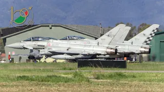 Grosseto 4° Stormo, Eurofighter EF-2000, Aermacchi M346 - 100 Anni Aeronautica Militare Italiana