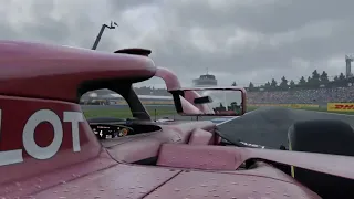 F1 2018 - Sebastian Vettel crash (GERMANY)