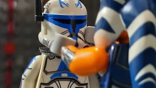 Ahsoka and Rex have an emotional talk : Clone Wars Season 7 Brickfilm.