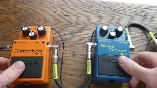 BOSS BD2 Blues Driver vs DS1 Distortion. Pedal Fight!