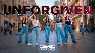 [KPOP IN PUBLIC] UNFORGIVEN - LE SSERAFIM (르세라핌) | Dance Cover by EMF CREW from Barcelona