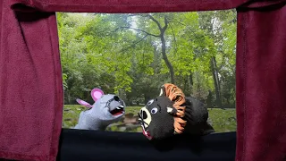 Cuento Infantil "El León y el Ratón" con marionetas