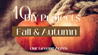 Transforming Thrifted & Dollar Tree Items into FALL DECOR You'll Love | Home Decor DIY's #diy