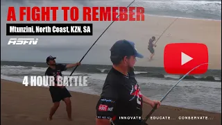 A Fight to remember Mtunzini North Coast | Surf Fishing South Africa | ASFN Rock & Surf