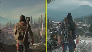 Days Gone E3 2016 Demo vs Retail 2019 PS4 Pro Graphics Comparison