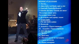 Сольный концерт Сергея Волчкова в БКЗ "Октябрьский". Второе отделение