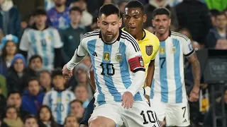 Argentina vs Ecuador 1 0 Messi Goal free kick