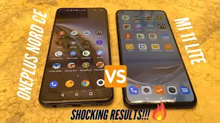 Oneplus Nord CE Vs Mi 11 Lite Speed Test Comparison: Geekbench & 5G Speed Tested!