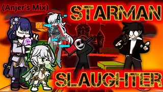 Starman Slaughter cover(Shogun's Mix)(But Shogun raiden, R, Nahida and Eteled vs Chafapain). - FNF.