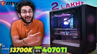 GeForce RTX 4070ti Suprim X + Intel Core i7 13700K Gaming/Productivity PC BUILD ft. MSI