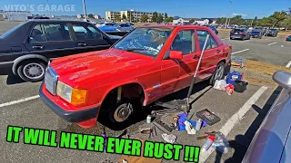 The Best Rust Protection & Undercoating For Your Car Nobody Will Tell You About! Mercedes 190E
